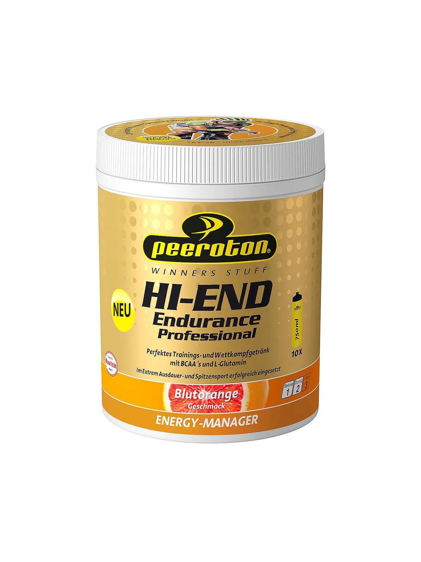 PEEROTON | Hi-End Endurance Energy Drink Professional Pfirsich 600g Christoph Strasser - Special Edition | bunt